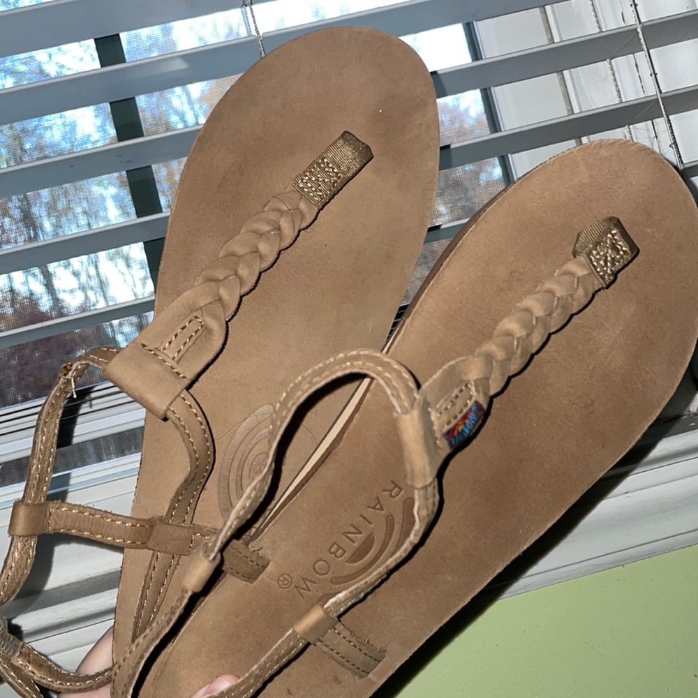 Rainbow Flip Flops